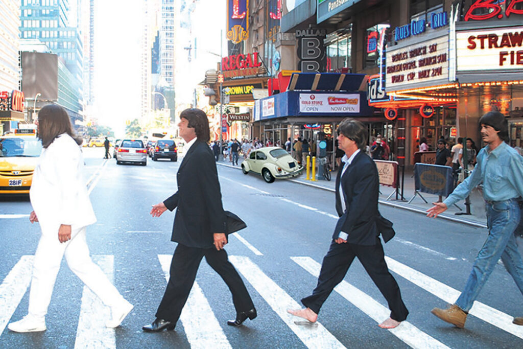 Members of Strawberry Fields, the world's most renowned Beatles tribute band